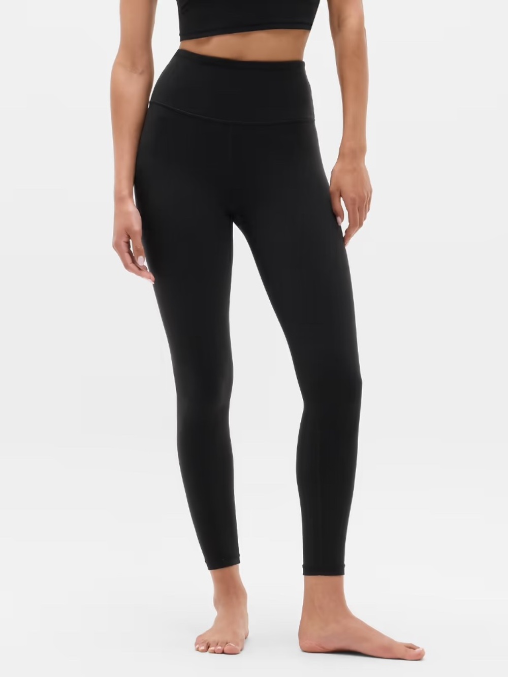 BLACK Athleta Elation Ultra High Rise Legging 7/8 Length PETITE SMALL - NWT!